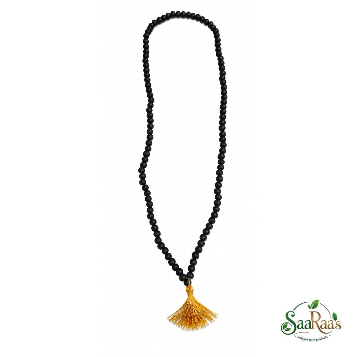 Karungali Black Beads Rope Mala – 8mm